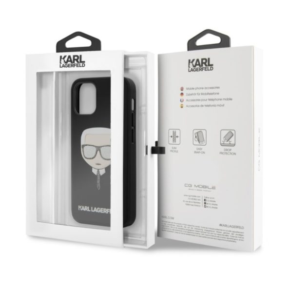 Karl Lagerfeld Glitter Head Case for Apple iPhone 12