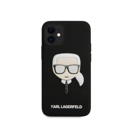 Karl Lagerfeld Glitter Head Case iPhone 12 Mini