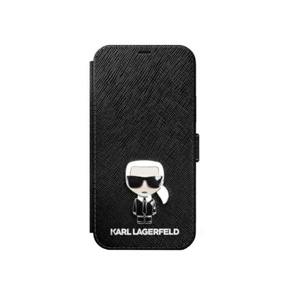 Karl Lagerfeld Saffiano Iconic Book Case iPhone 12 Mini