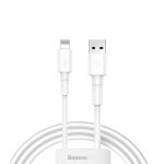 Baseus Lightning Mini White Cable 2.4A 1m White