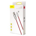 Baseus Lightning Torch Series Data Cable With lamp 2.4A 1m Red