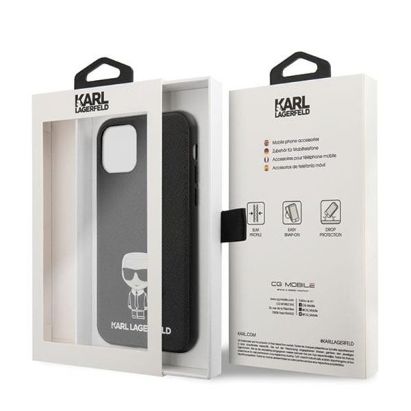 Karl Lagerfeld Saffiano Iconic Case for Apple iPhone 12